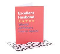 UK Greetings | Valentine's Day Card for Husband | Excellent Husband Design
