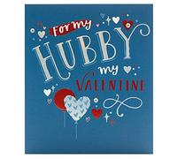 UK Greetings Valentine's Day Card for Husband | Foil Design | With Envelope
