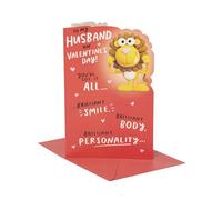UK Greetings Valentine's Day Card for Husband | Funny Design With Envelope