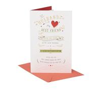 UK Greetings | Valentine's Day Card for Husband | I Love You Presents | Him, Boys, Men | Affectionate Design | With Envelope | 149mm x 229mm