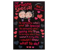UK Greetings Valentine's Day Card for Someone Special - Badge Design