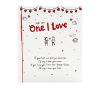 UK Greetings Valentine's Day Card for The One I Love - Romantic Design