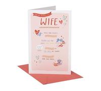 UK Greetings Valentine's Day Card for Wife - Sweet Rhyme Design