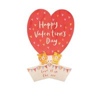 UK Greetings | Valentine's Day Card | Pop Up Air Balloon Design