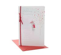 UK Greetings Wedding Anniversary Card for Him/Her/Husband/Wife - Sentimental Design