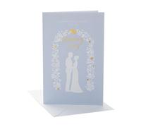 UK Greetings | Wedding Card for A Special Couple | Silhouette Design