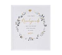 UK Greetings Wedding Card For Him/Her/Friend With Envelope - Botanical Design