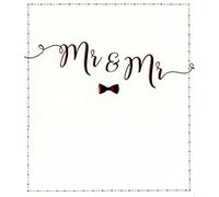 Wedding Day Of Dreams Mr & Mr Wedding Greeting Card Foiled Greetings Cards