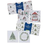 UK Greetings Wishes Design - Multipack of 10 Charity Christmas Cards with Envelopes, 745576-0-1