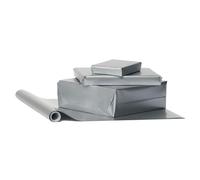 UK Greetings | Wrapping Paper Roll for Him/Her/Friend | Gift Wrapping | Birthdays/Weddings/Valentine's Day/Mother's Day | Silver Design | 10m