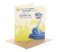 UK Greetings | Zootropolis 2 Birthday Card | Gary De'Snake Design