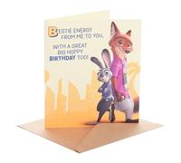 UK Greetings | Zootropolis 2 Birthday Card | Judy Hopps and Nick Wilde