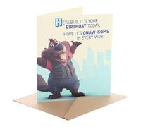 UK Greetings | Zootropolis 2 Birthday Card | Nibbles Maplestick Design
