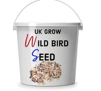 UK Grow Premium Wild Bird Seed - Bucket - Attracts a Multitude of Species | Ideal for Bird Feeders, Gardens, and Nature Enthusiasts (1 Litre)