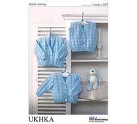 UK Hand Knit Association Baby Cardigans & Waistcoat DK Knitting Pattern UKHKAB - each