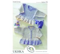 UK Hand Knit Association Baby Knitting Pattern - UKHKA<
