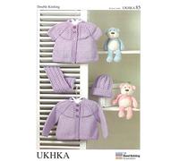 UK Hand Knit Association Baby Knitting Pattern - UKHKA85