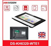 UK Hikvision DS-KH6320-WTE1 7" Video Intercom Network IP Indoor Station WiFi PoE