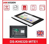 UK Hikvision DS-KH6320-WTE1 7" Video Intercom Network IP Indoor Station WiFi PoE