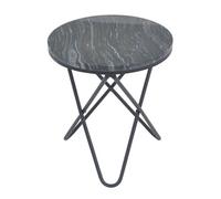 Uk Homeliving Manchester Lamp Table - Black