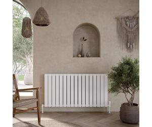 UK Homeliving Uk Home Living Avalon Bravo Designer Radiator Double 600mm X 1158mm White