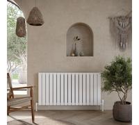 UK Homeliving Uk Home Living Avalon Bravo Designer Radiator Double 600mm X 410mm White