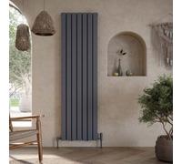 UK Homeliving Uk Home Living Avalon Bravo Designer Radiator Single 1600mm X 408mm - Anthracite