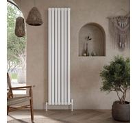 UK Homeliving Uk Home Living Avalon Designer Radiator Double 1800mm X 354mm White