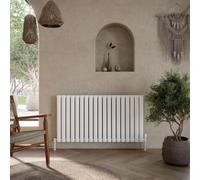 UK Homeliving Uk Home Living Avalon Designer Radiator Double 600mm X 826mm White