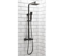 UK Homeliving Uk Home Living Avalon New Range Offer Price Square Black Shower Plus Adjustable Height