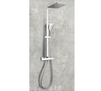 UK Homeliving Uk Home Living Avalon New Range Offer Price Square Cool Touch Round Bar Valve, Adjustable Rigid Riser Chrome