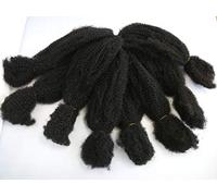 UK: Impression Afro Kinky Bulk. Black Colour 1B 24"
