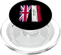 UK Iraq Half Flag British Iraqi Jersey PopSockets PopGrip for MagSafe