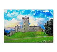 Uk Jigsaw Puzzle 1000 Piece Uk England Warwick Castle Puzzle Game Artwork Travel Souvenir 52x38CM