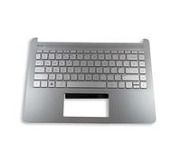 UK Silver keyboard and palmrest - HP 14S-DQ1020NA