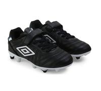 Umbro Speciali Liga Firm Ground Jnr Football Boot Unisex Black/White UK Size 13