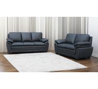 UK Leisure World Black Sofa Suites Settee 3 2 Three Two Sofa Set Seater Armchair Faux Leather