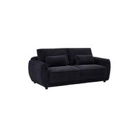 UK Leisure World Three Seater Dark Grey Charcoal Fabric Sofa Sofa Set Suites Settee 3 Seater Soft Sofa