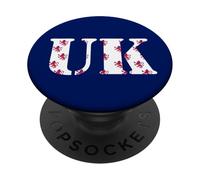 UK Logo s British Rampant Lion Design s Patriotic Apparel PopSockets Adhesive PopGrip