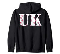 UK Logo s British Rampant Lion Design s Patriotic Apparel Zip Hoodie