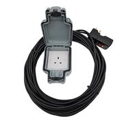 UK Made Electric Pizza Oven/Woodfire Extension Lead for Outdoor Ovens/Grills. RCD Protected (5 Metres)