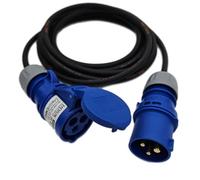 UK Made High End 230 Volt Power Extension Lead Featuring Titanex Ultra Heavy Duty Cable 16a/5m