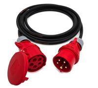 UK Made High End 3-Phase Power Extension Lead Featuring Titanex Ultra Heavy Duty Cable 16a/5m
