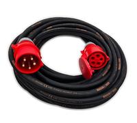 UK Made High End 3-Phase Power Extension Lead Featuring Titanex Ultra Heavy Duty Cable 32a/25m