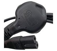 UK Made Quality 5 Metre C7 Fig-8 Power Cord. 2 wire 0.75mm2 ASTA Approved Type-G Plug