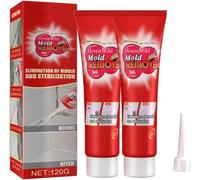 UK Magic Extreme Gel, Powerful Mould Remover, Gentle Household Mold Remover Gel, Washing Machine Cleaner, Powerful Cleaner For Wall Tiles Wall Corner And Kitchen Bathroom Sink (2PC)