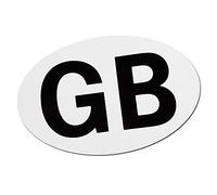 UK Magnetic Car Stickers for Europe, Fully Magnetic for European Roads, Self Adhesive Magnet UK Plate Stickers, Easy to Attach and Remove without Scratching