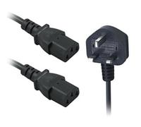UK Mains Splitter Cable UK PLUG to 2 x C13 Socket Y Split Lead 2.5m