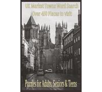 UK Market Town Word Search: Easy to Read Print, Market Towns in the UK, 6x9", 50+ Puzzles, Holidays, Gifts