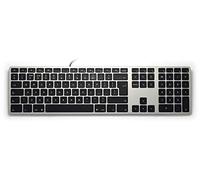 UK Matias Wired RGB Backlit Aluminum Keyboard for Mac Space Grey